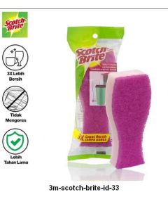 Katalog alat-alat kantor 3M Scotch Brite,  3M Scotch Brite Sabut Spons Slim harga normal 7800 di Supplier Alat Tulis Bina Mandiri Stationery