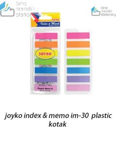 Sticky Note Pesan Tempel Joyko Index & Memo IM-30 (Plastic,Kotak)