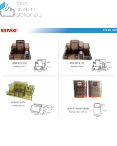 Brosur gambar alat tulis kantor Tempat Alat Tulis Kenko K-159 Desk Set