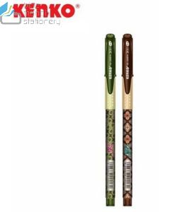 Katalog peralatan sekolah Kenko KE-100BTK Gel Pen Batik Bollpoint Pulpen Pena Tulis dan gambarnya