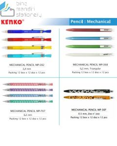 Macam macam peralatan kantor Kenko MP-707 Pencil Mechanic Pensil Cetek Mekanik dan gambarnya