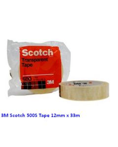 Katalog 3M Scotch harga murah & terjangkau, Image ATK Sekolah SIPLAH 3M Scotch 500 Tape 12mm x 33m harga normal 8100 di Distributor ATK Bina Mandiri Stationery